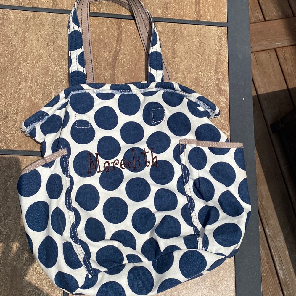 Thirty-one bag. EUC. Embroidered in the name Meredith.